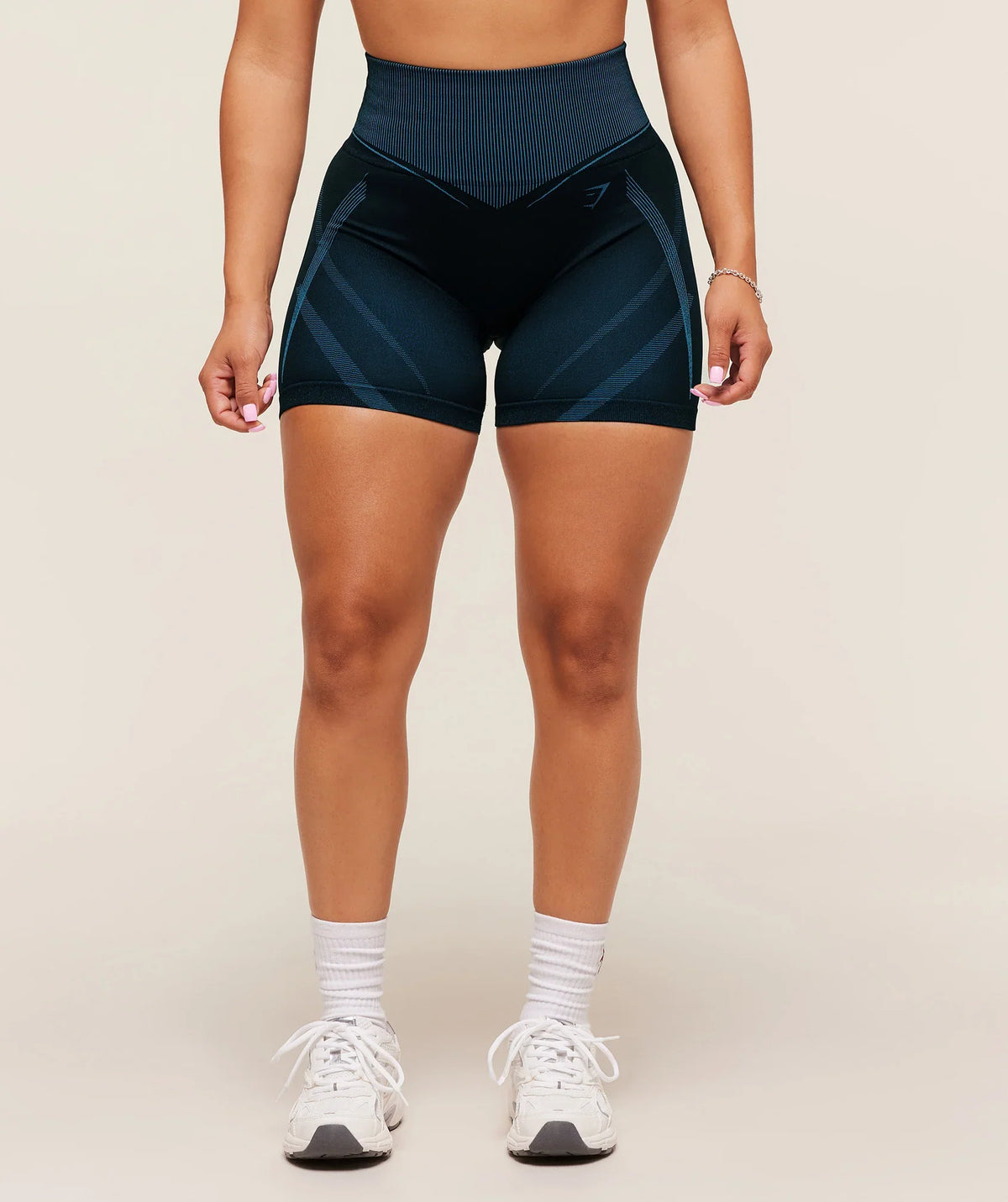 Shorts sem costura Lisana Azul Midnight Coleção Setembro 2025 -30%
