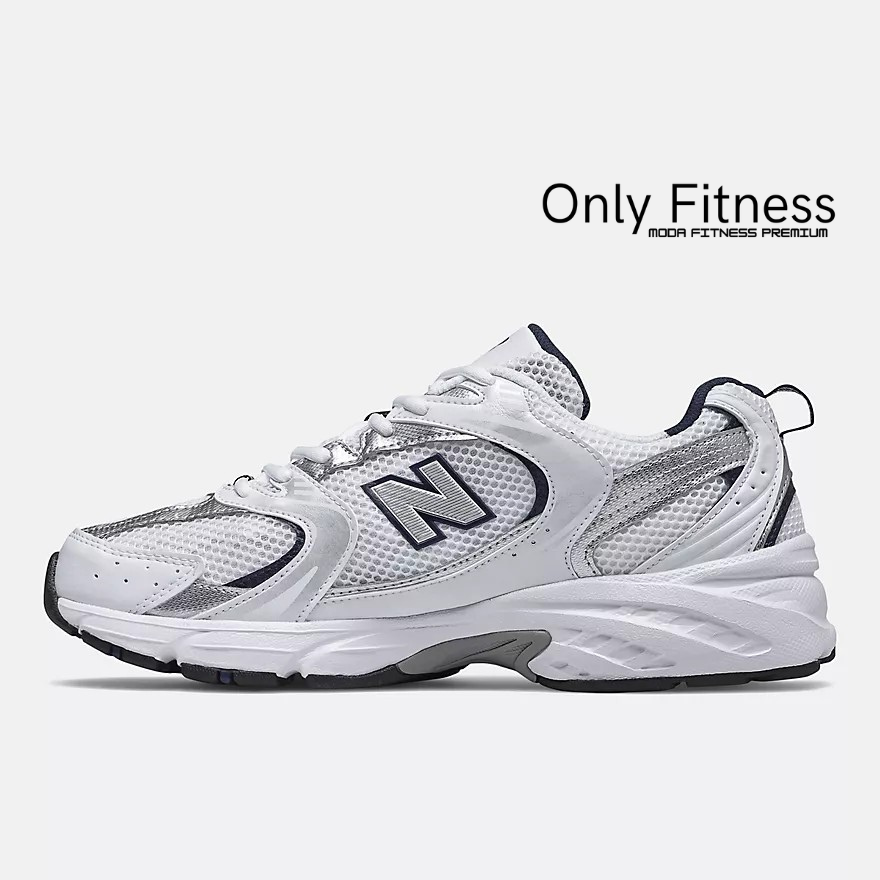 NB 530 BRANCO com ÍNDIGO NATURAL(Unisex)
