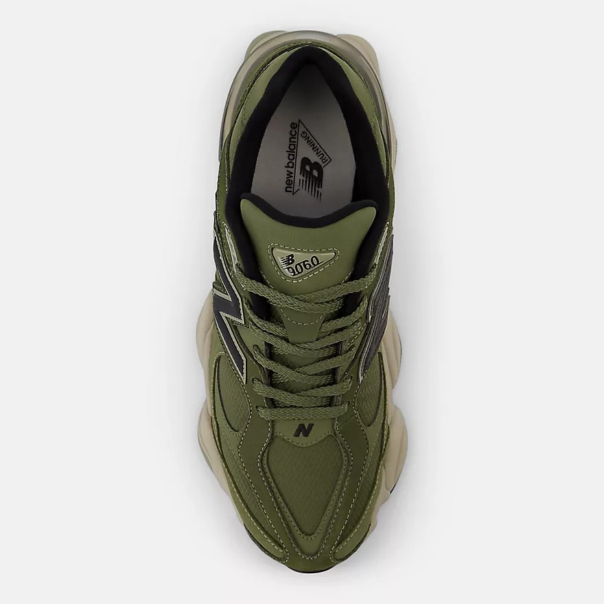 9060 Réplica Premium Primeira Linha cor Dark Olivine (Unisex)