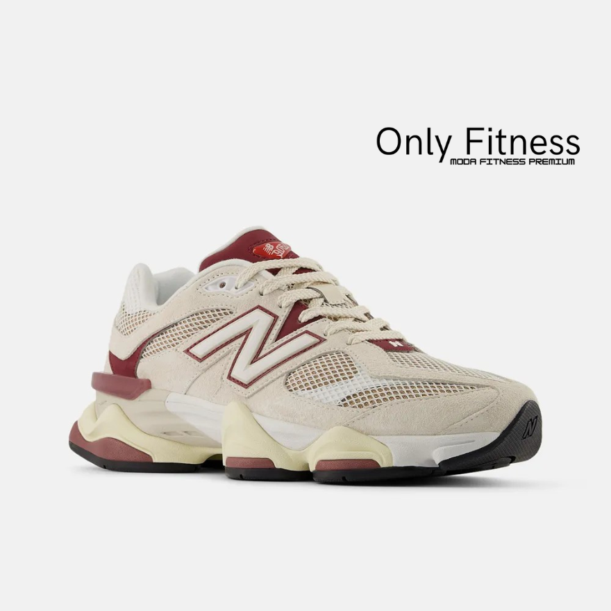 NB 9060 Bege e bordô (Unissex)