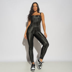 Macacão Fitness Snake 2.0 Preto